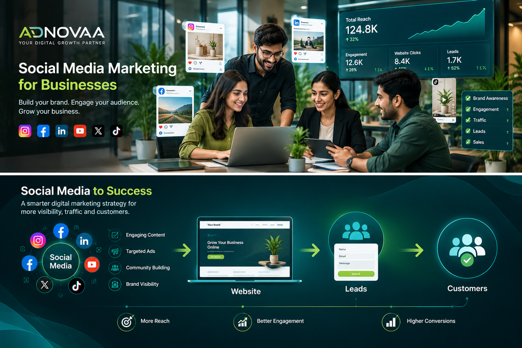 Social media marketing for businesses
